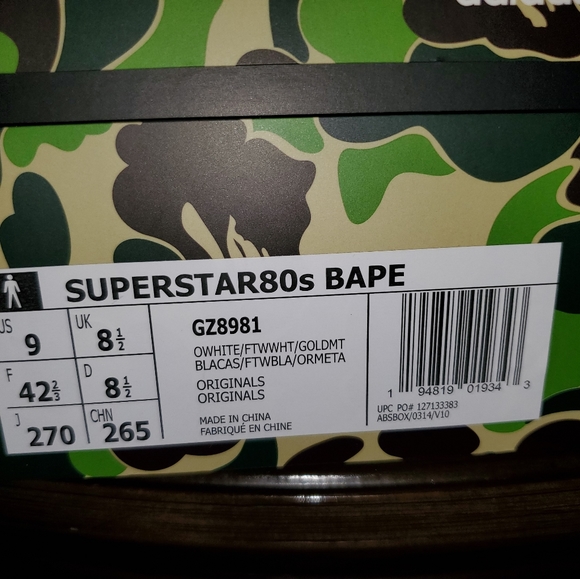 Adidas bape - Picture 3 of 4